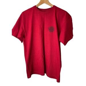 Vans Red Graphic Tee Shirt Women's Size M